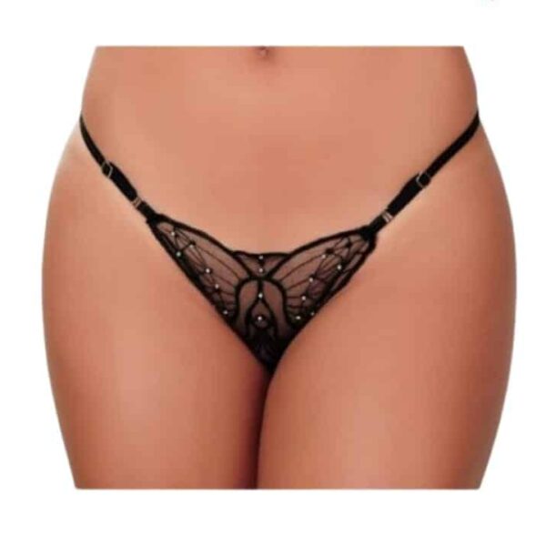 Tanga Butterfly - Negro