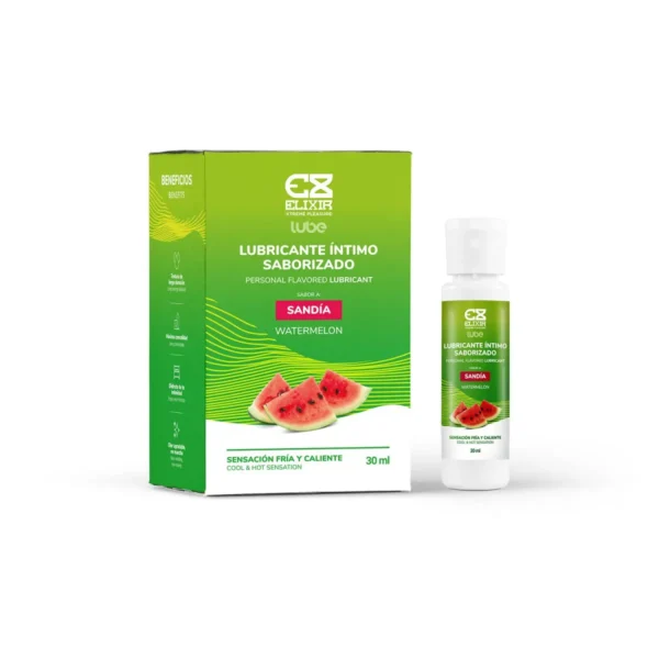 Lubricante Frio Calor Sandia Elixir x30ml