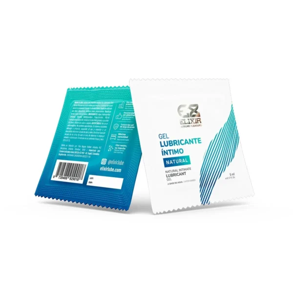 Sachet Gel Lubricante Íntimo Natural Elixir x5ml