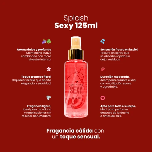 Splash Mujer Sexy 125ml