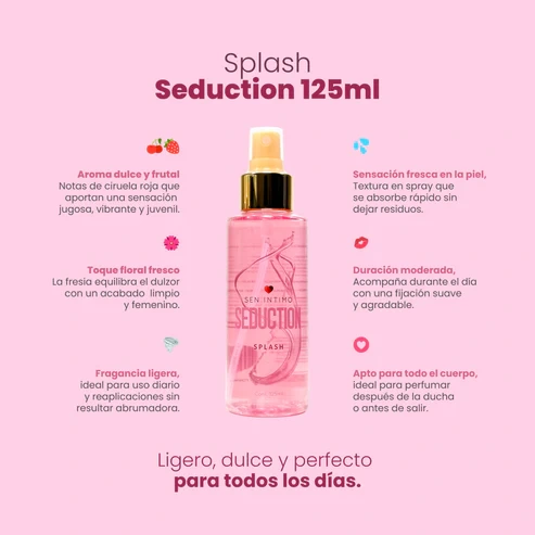 Splash Mujer Seduction 125ml