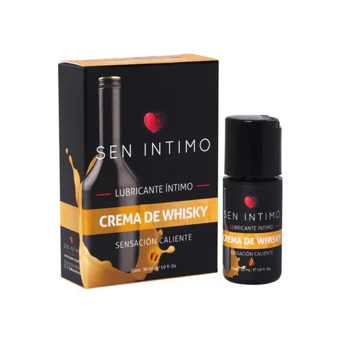 Lubricante Caliente Crema de Whisky Sen Intimo x30ml