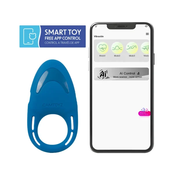 Anillo vibrador Flexring con App Camtoyz