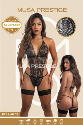 Lenceria Musa Prestige LMB 03 Negro