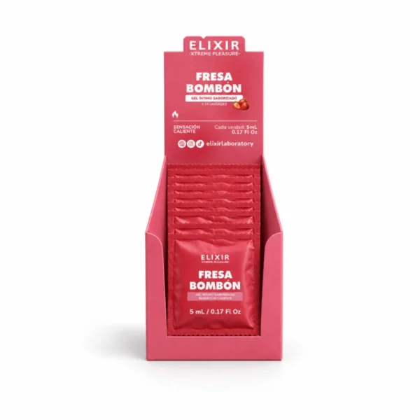Lubricante Caliente Fresa Bombon Elixir x5ml