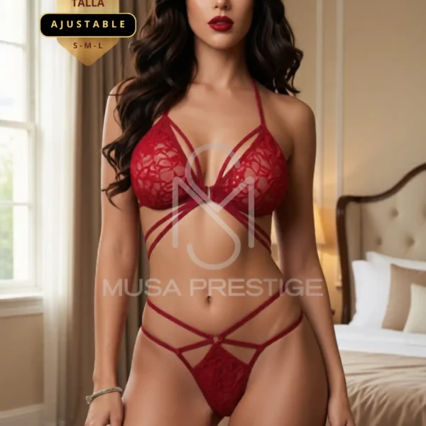 Lenceria Musa Prestige Lmb 16 Rojo