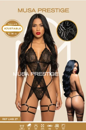 Lenceria Musa Prestige LMB 27 Negro